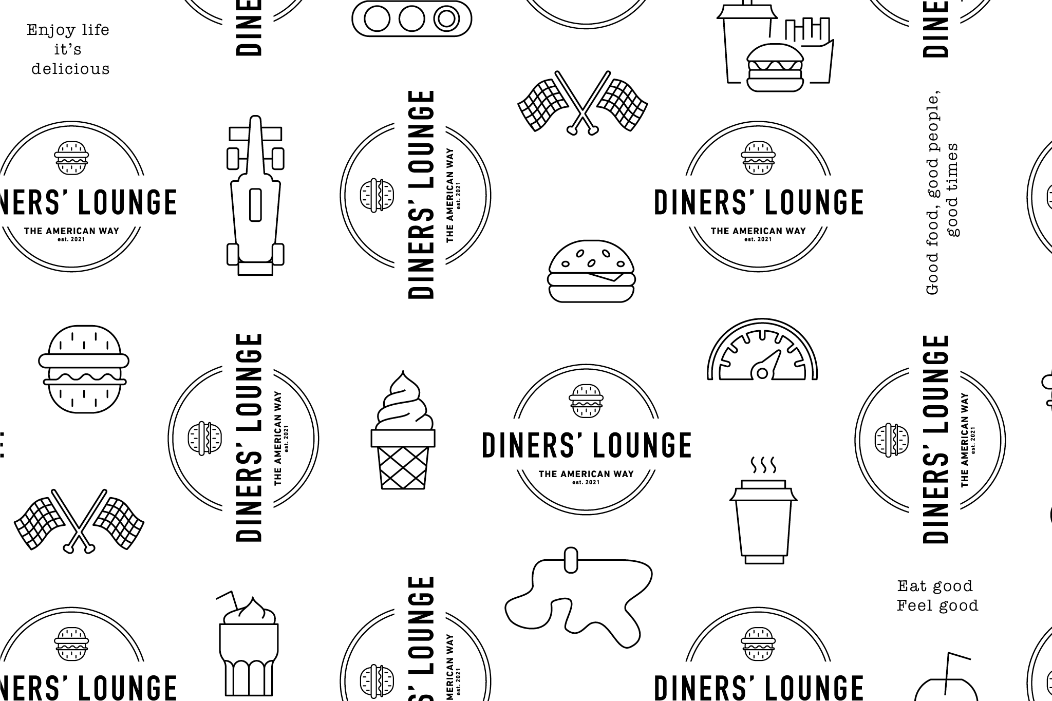 Diners’ Lounge identitet6